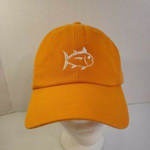 Southern Tide Orange Adjustable Fish Hat
